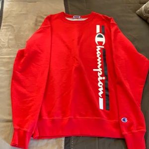 Champion Red Sweatshirt